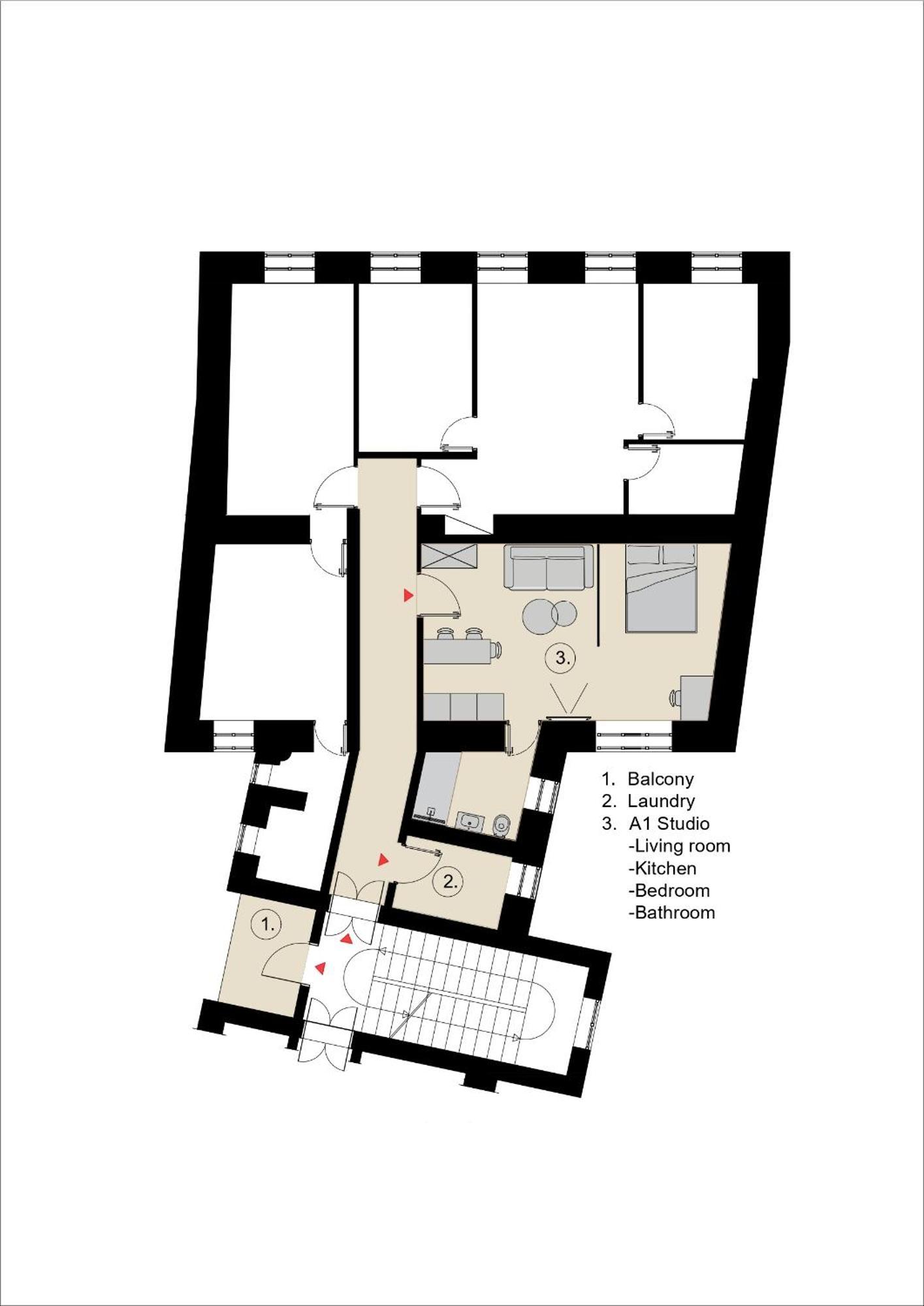 Central Apartments 塞拉耶佛 外观 照片